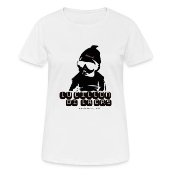 Lu Cillon of la Cas - Women's Breathable T-Shirt - white - Front - AI Model Female 172 dark (172cm)