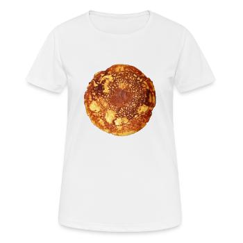 Crêpes - crêpes - T-shirt respirant Femme - blanc - Devant - AI Model Female 172 dark (172cm)
