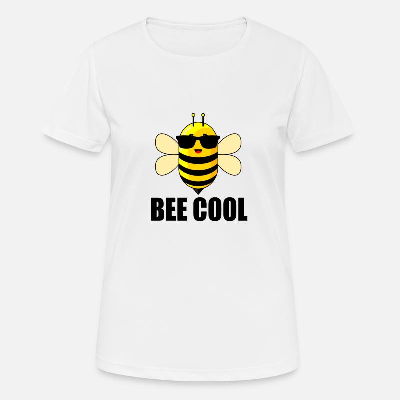 bee cool bee - Women's Breathable T-Shirt - white