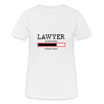 Avocat en cours Cadeau de juriste avocat de justice - T-shirt respirant Femme - blanc - Devant - AI Model Female 172 dark (172cm)