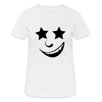 cool face - Women's Breathable T-Shirt - white - Front - AI Model Female 172 dark (172cm)