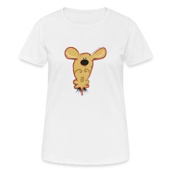 Laika - Women's Breathable T-Shirt - white - Front - AI Model Female 172 dark (172cm)