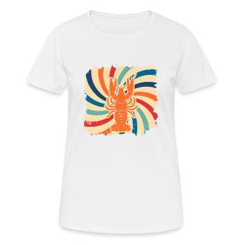 Homard - T-shirt respirant Femme - blanc - Devant - AI Model Female 172 dark (172cm)
