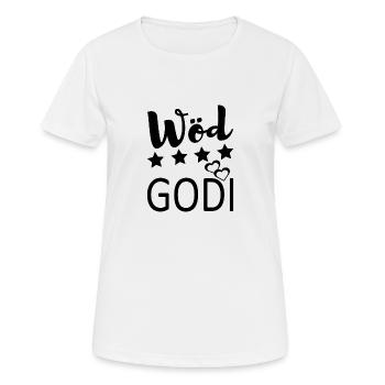 Wöd Godi gift Austria leather pants - Women's Breathable T-Shirt - white - Front - AI Model Female 172 dark (172cm)