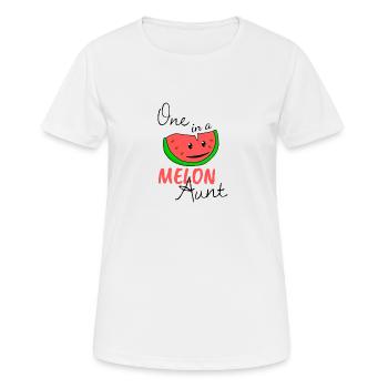 One in a Melon Aunt one in Melons Aunt - Women's Breathable T-Shirt - white - Front - AI Model Female 172 dark (172cm)