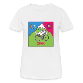 Albert Hofmann LSD 2000 - Frauen T-Shirt atmungsaktiv - Weiß - Vorne - AI Model Female 172 dark (172cm)