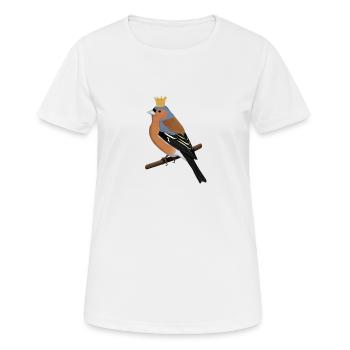 Buchfink Krone Singvogel Süßer Vogel Gartenvogel - Frauen T-Shirt atmungsaktiv - Weiß - Vorne - AI Model Female 172 dark (172cm)
