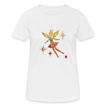 Fairy 6 - energy art - Women's Breathable T-Shirt - white - Front - AI Model Female 172 dark (172cm)