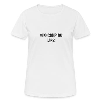 nocarpnolife - Women's Breathable T-Shirt - white - Front - AI Model Female 172 dark (172cm)