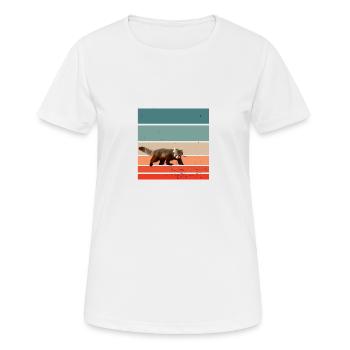 Red panda - Women's Breathable T-Shirt - white - Front - AI Model Female 172 dark (172cm)