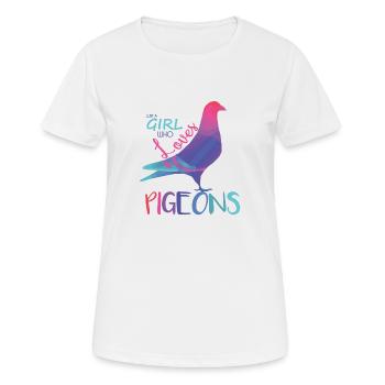 Dove - Women's Breathable T-Shirt - white - Front - AI Model Female 172 dark (172cm)