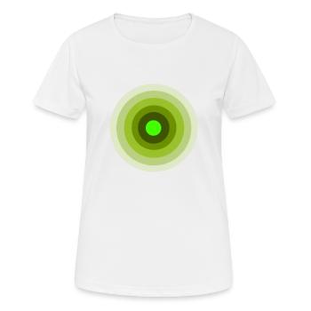 green target - Women's Breathable T-Shirt - white - Front - AI Model Female 172 dark (172cm)