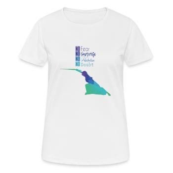 Kendo - T-shirt respirant Femme - blanc - Devant - AI Model Female 172 dark (172cm)