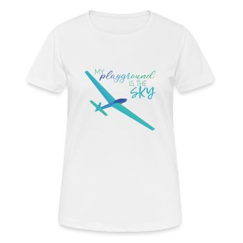 Gliding gliders - Women's Breathable T-Shirt - white - Front - AI Model Female 172 dark (172cm)
