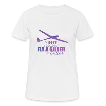 Gliding gliders - Women's Breathable T-Shirt - white - Front - AI Model Female 172 dark (172cm)