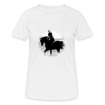 Monter - T-shirt respirant Femme - blanc - Devant - AI Model Female 172 dark (172cm)
