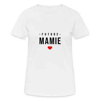 FUTURE MAMIE - T-shirt respirant Femme - blanc - Devant - AI Model Female 172 dark (172cm)