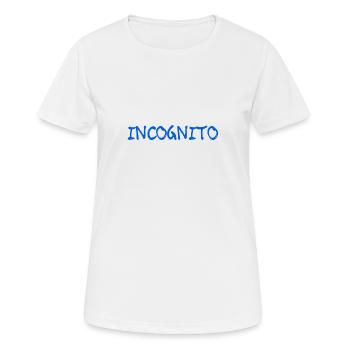 ich bin nicht zu erkennen - Frauen T-Shirt atmungsaktiv - Weiß - Vorne - AI Model Female 172 dark (172cm)