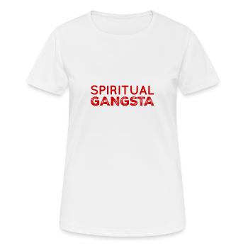 J’aime ma spiritualité - T-shirt respirant Femme - blanc - Devant - AI Model Female 172 dark (172cm)