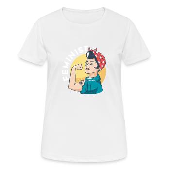 Feminism Feminist Women's Rights - Women's Breathable T-Shirt - white - Front - AI Model Female 172 dark (172cm)