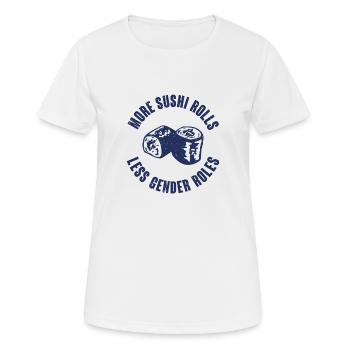 Feminism Feminist Women's Rights - Women's Breathable T-Shirt - white - Front - AI Model Female 172 dark (172cm)