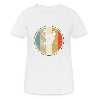 Breakdance Breakdancing Breakdancer - Frauen T-Shirt atmungsaktiv - Weiß - Vorne - AI Model Female 172 dark (172cm)