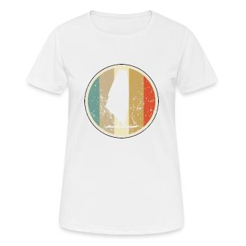 Windsurfen Windsurfer - Frauen T-Shirt atmungsaktiv - Weiß - Vorne - AI Model Female 172 dark (172cm)