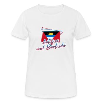 Antigua and Barbuda - Women's Breathable T-Shirt - white - Front - AI Model Female 172 dark (172cm)