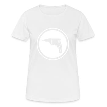 Forer - T-shirt respirant Femme - blanc - Devant - AI Model Female 172 dark (172cm)