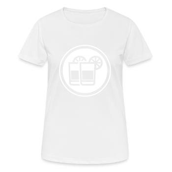 Cocktail Icon - Frauen T-Shirt atmungsaktiv - Weiß - Vorne - AI Model Female 172 dark (172cm)