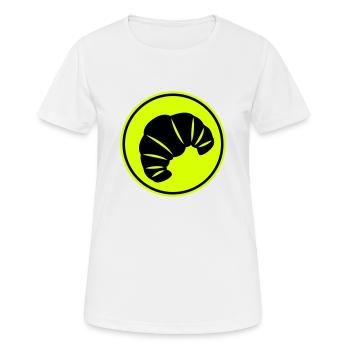 Croissant Symbol - Frauen T-Shirt atmungsaktiv - Weiß - Vorne - AI Model Female 172 dark (172cm)