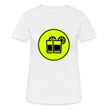 Cocktail Icon - Frauen T-Shirt atmungsaktiv - Weiß - Vorne - AI Model Female 172 dark (172cm)