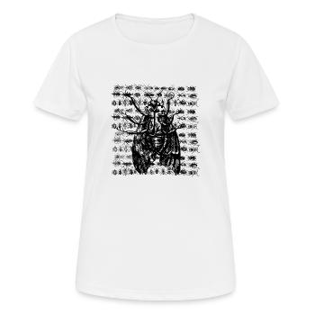 Motte mit Insekten - Frauen T-Shirt atmungsaktiv - Weiß - Vorne - AI Model Female 172 dark (172cm)