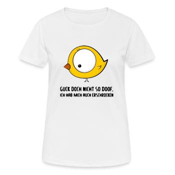 Cute Bird 1 - Frauen T-Shirt atmungsaktiv - Weiß - Vorne - AI Model Female 172 dark (172cm)