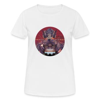Conception de montagnes russes Wicker Man - Alton Towers - T-shirt respirant Femme - blanc - Devant - AI Model Female 172 dark (172cm)
