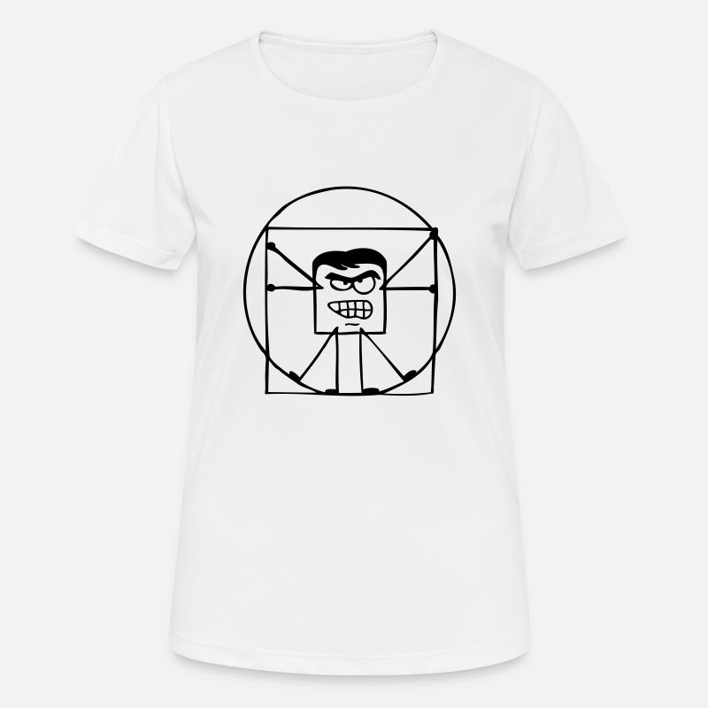 Cube-O-nardo - Women's Breathable T-Shirt - white