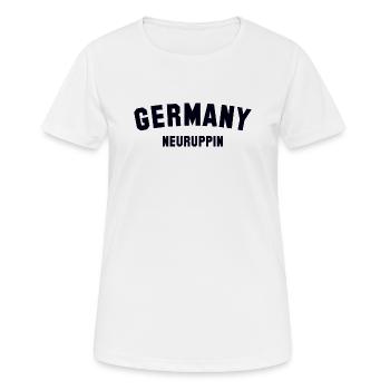 NEURUPPIN Germany - Women's Breathable T-Shirt - white - Front - AI Model Female 172 dark (172cm)