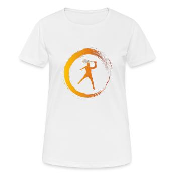Squash - T-shirt respirant Femme - blanc - Devant - AI Model Female 172 dark (172cm)