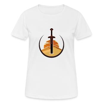 Legends of the desert - Women's Breathable T-Shirt - white - Front - AI Model Female 172 dark (172cm)