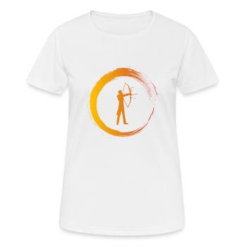 Archer - T-shirt respirant Femme - blanc - Devant - AI Model Female 172 dark (172cm)