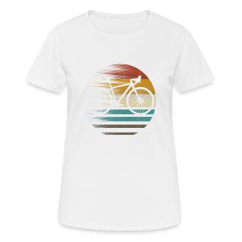 Gravel bike Gravel road bike bike gift retro - Women's Breathable T-Shirt - white - Front - AI Model Female 172 dark (172cm)