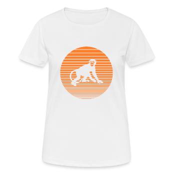 singe - T-shirt respirant Femme - blanc - Devant - AI Model Female 172 dark (172cm)