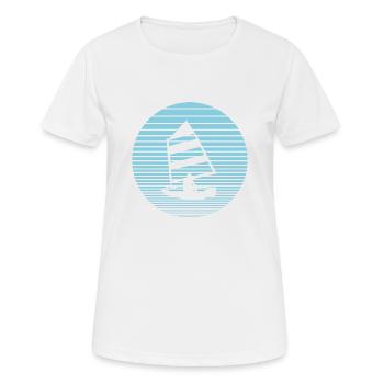 Voile - T-shirt respirant Femme - blanc - Devant - AI Model Female 172 dark (172cm)