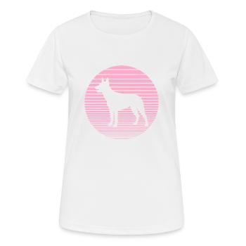 Australian Kelpie - T-shirt respirant Femme - blanc - Devant - AI Model Female 172 dark (172cm)