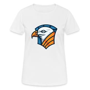 Bird logo - Women's Breathable T-Shirt - white - Front - AI Model Female 172 dark (172cm)