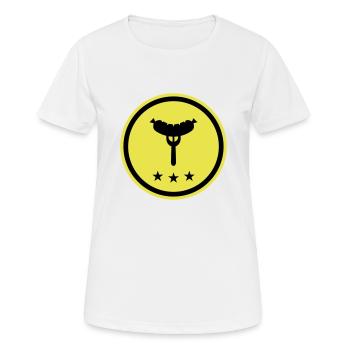 Sausage fork - Women's Breathable T-Shirt - white - Front - AI Model Female 172 dark (172cm)