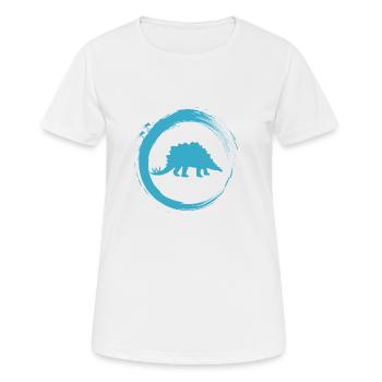 dinosaur - Women's Breathable T-Shirt - white - Front - AI Model Female 172 dark (172cm)