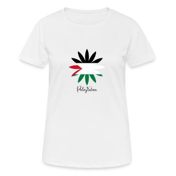Palestinian - Women's Breathable T-Shirt - white - Front - AI Model Female 172 dark (172cm)