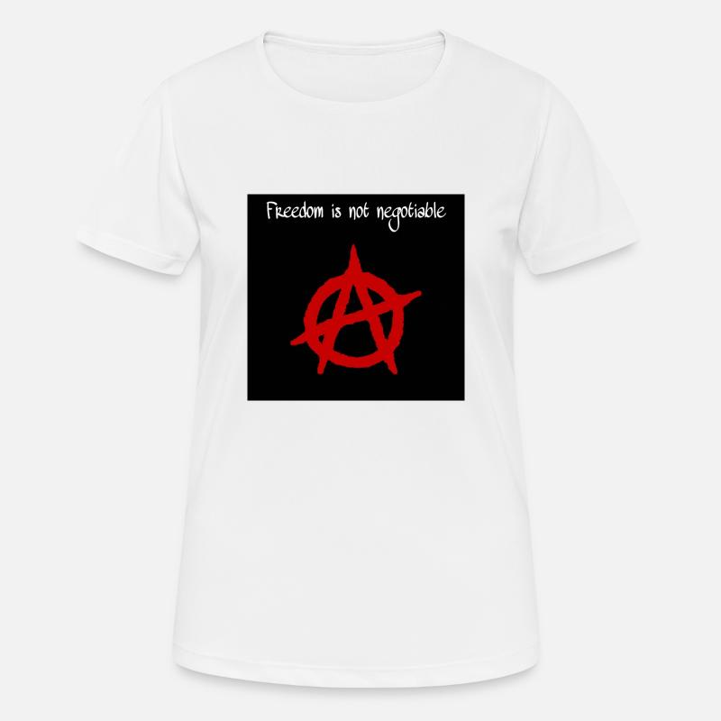 ANARCHY - Women's Breathable T-Shirt - white