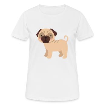 carlin - T-shirt respirant Femme - blanc - Devant - AI Model Female 172 dark (172cm)